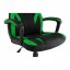 Dětská herní židle A-RACER ZK-013 — látka, černá/zelená
