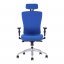 Kancelářská ergonomická židle Office Pro HALIA SP – s podhlavníkem, více barev - Čalounění Halia: Šedá 2625