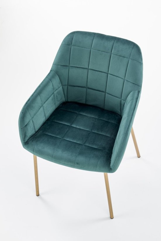 Jedálenské kresielko ATLANTA II — kov, látka, viac farieb