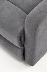 Relaxační polohovací TV křeslo OSLO — látka, šedá Halmar