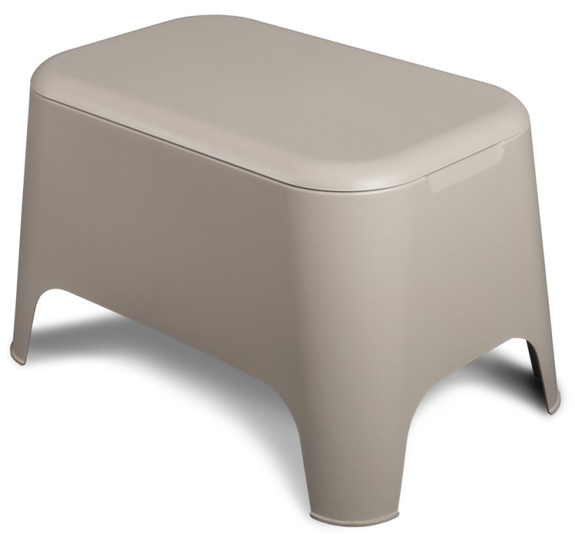 PETRA plastový stůl+box - šedá