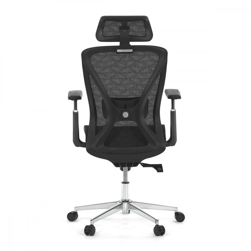 Kancelárska ergonomická stolička FLIP — sieť, čierna