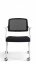 Konferenční židle na kolečkách Bestuhl U20 WHITE — více barev, stohovatelná - Barevné provedení U20 WHITE: Černá