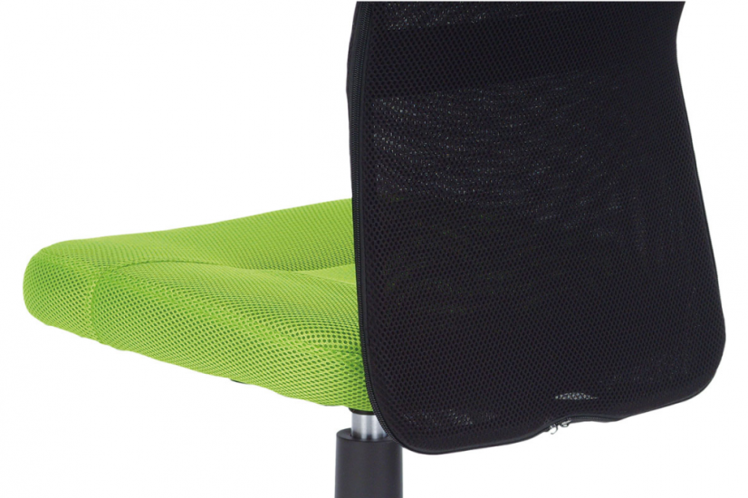 Dětská židle na kolečkách TINK – černá/zelená Autronic