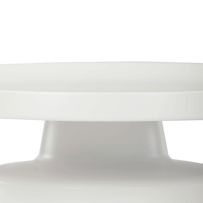 Elegantní bílý kovový konferenční stolek ARID – Autronic