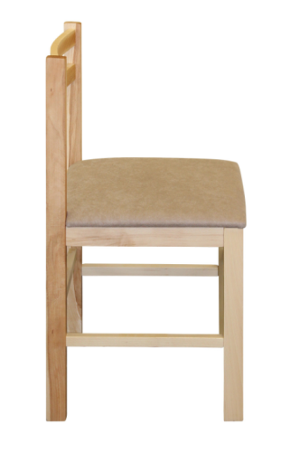 Jídelní židle MIRA —  masiv buk, hnědá