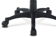 Kancelárska stolička na kolieskach PIX – čierna/ružová