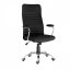 Kancelářská židle SOFT – ekokůže, černá, nosnost 130 kg