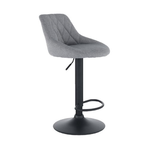 Barová židle TERKAN — ekokůže/kov, více barev - Barová židle TERKAN- více barev: šedá/černá