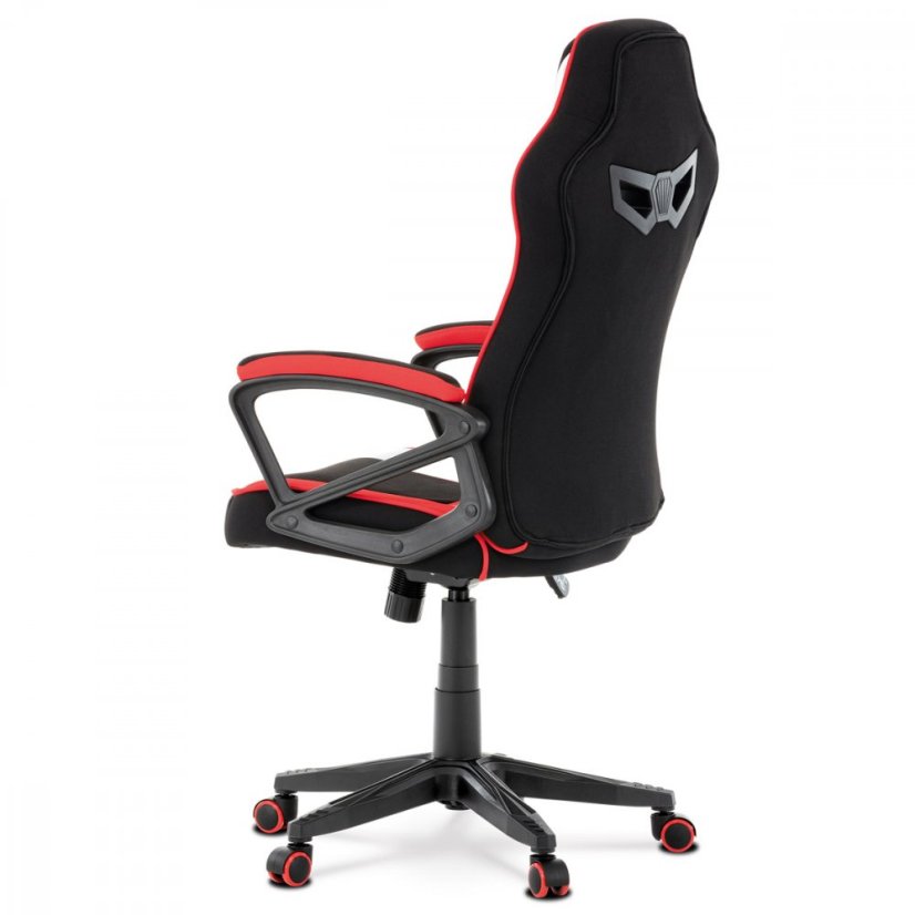 Herné kreslo RACING STYLE - látka, červená