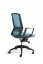 Kancelárska ergonomická stolička BESTUHL J17 BLACK — viac farieb - Farebné prevedenie J17 BLACK: Modrá