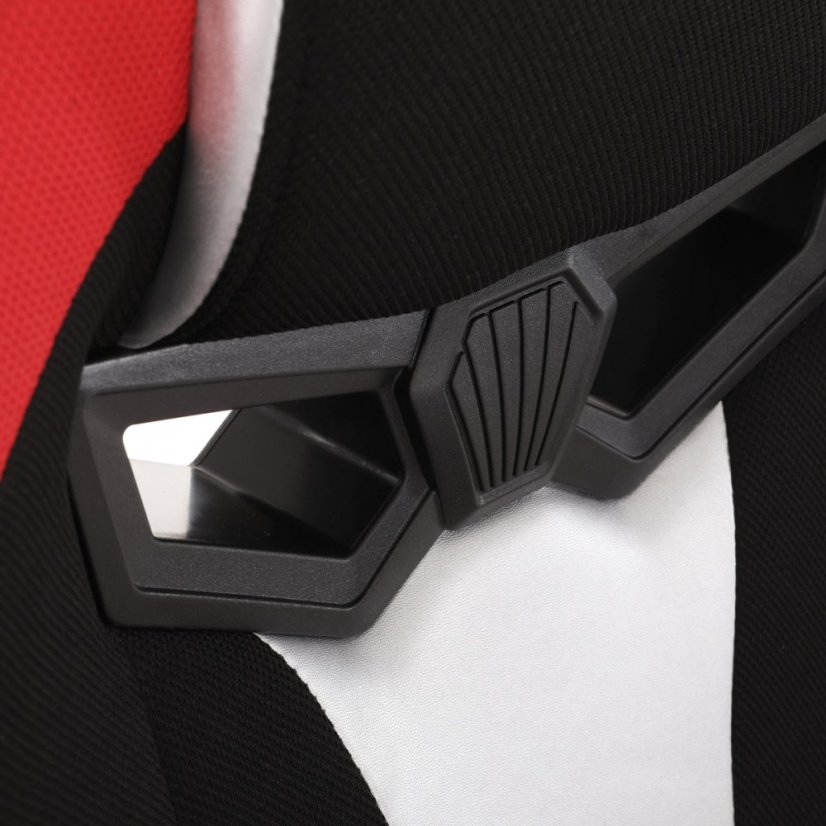 Herné kreslo RACING STYLE - látka, červená