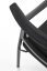 Konferenční židle BERGEN - látka, síťovina, černá