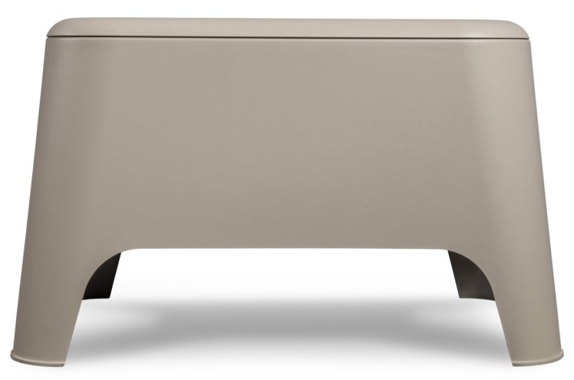 PETRA plastový stůl+box - šedá