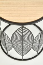 Súprava konferenčných stolíkov FOLLA - MDF, oceľ