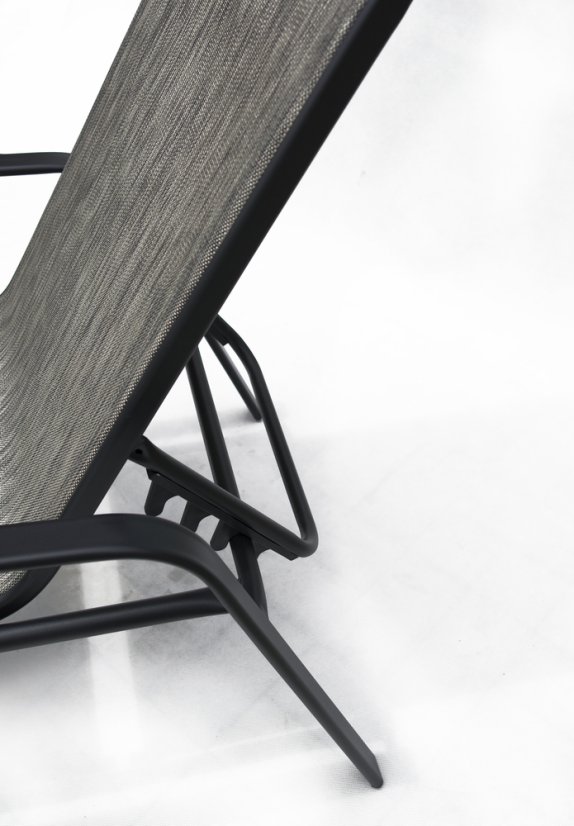 Lehátko ZWC-52 kovové - šedé