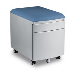Pojízdný kontejner Mayer 32P8 30 462 — stříbrný, modrý aquaclean Mayer
