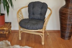 Zahradní křeslo ANTIGUA — ratan, medová / více barev