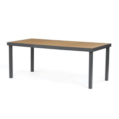 Zahradní stůl SPACIO – 190x90 cm s hliníkovou konstrukcí a polywood deskou, Autronic