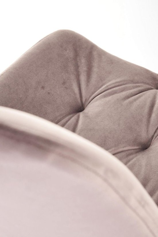 Elegantné Béžové Kreslo BECKY s otočnou funkciou Halmar