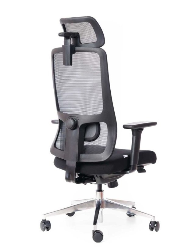 Kancelářská ergonomická židle Sego STRETCH New— černá Sego