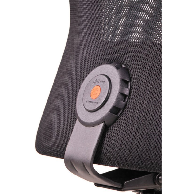 Kancelárska stolička na kolieskach CALYPSO XL SP4 – s podrúčkami a podhlavníkom - Čalúnenie Calypso: Antracit 1211