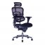 Kancelářská židle na kolečkách Office Pro SIRIUS – s područkami i podhlavníkem, nosnost 130 kg