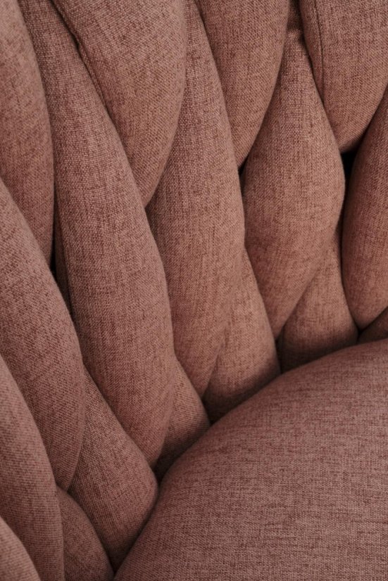 Kancelárska otočná stolička TALON — látka, ružová