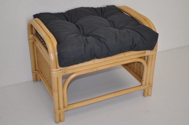 Taburet KARAS — ratan, medová / více barev