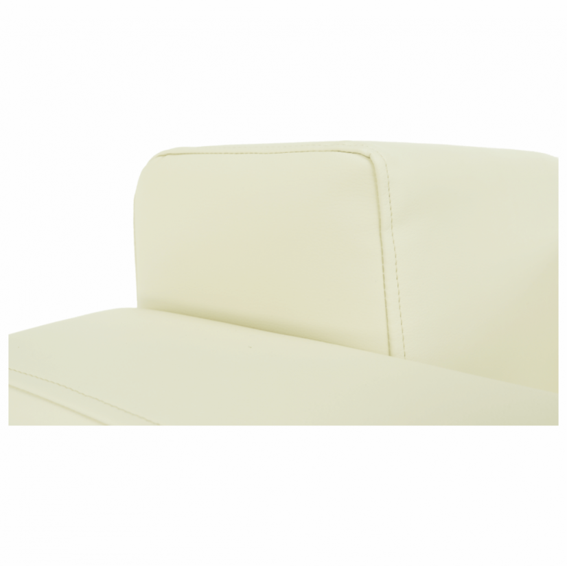 Relaxační křeslo HOMKER— ekokůže/béžová Kondela