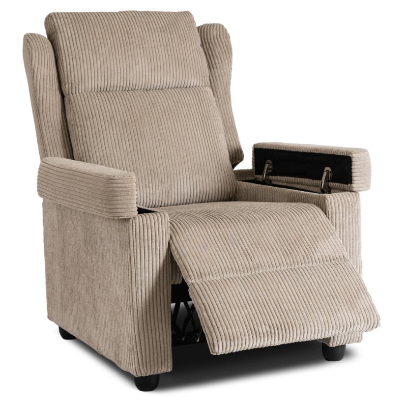 Kreslo SPENCER Manšestrové Béžové –