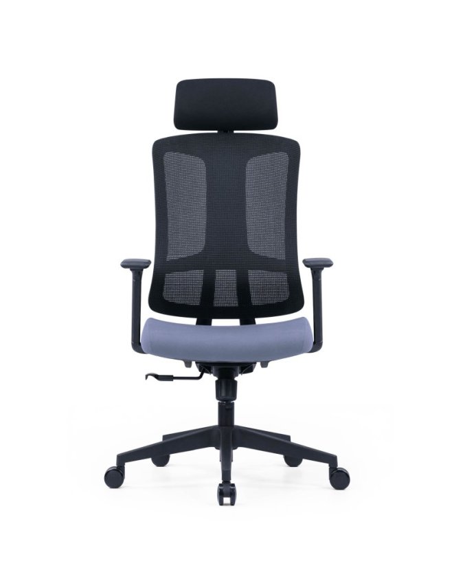 Kancelárska ergonomická stolička SLIDE — viac farieb - Slide - barevné provedení: Sivá