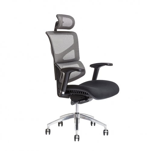 Kancelářská ergonomická židle Office Pro MEROPE SP — více barev, nosnost 135 kg - Čalounění MEROPE SP: Antracit