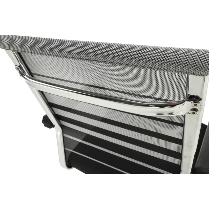 Konferenčná stolička ESIN - sieť/látka, viacfarebná - Farbové varianty ESIN: Hneda/čierna