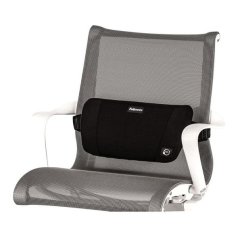 Bederní opěrka PlushTouch Fellowes — paměťová pěna, černá