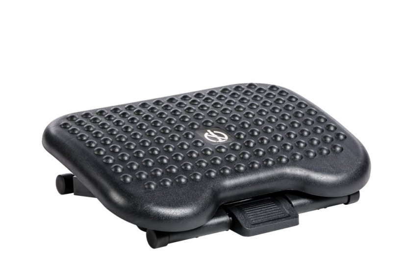 FOOTREST ADVANCED podložka pod nohy – čierna, výškovo aj uhlovo nastaviteľná