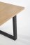 Jídelní stůl RADUS –⁠ 160x90x76, kov/dřevo, dub