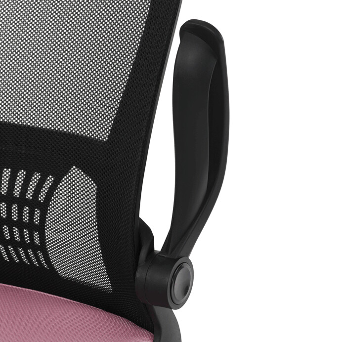 Dětská židle NINA – růžová síťovina, houpací mechanismus Autronic