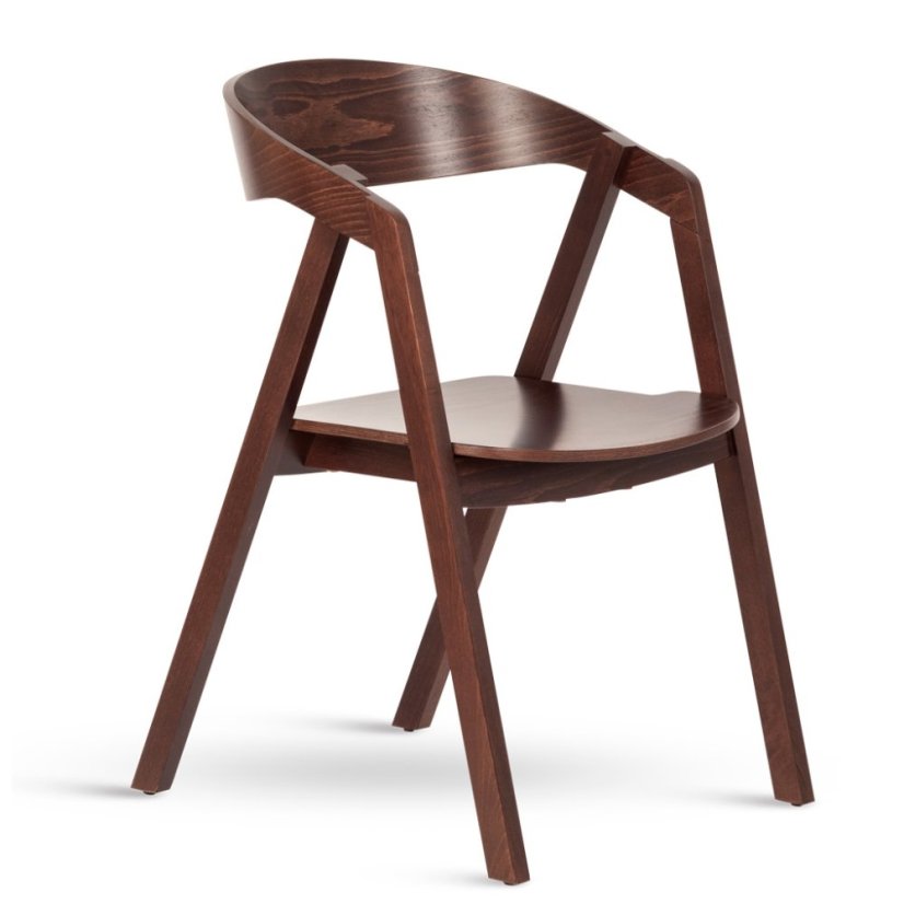 Křesílko GURU  tmavě hnědé – stylové a pohodlné Stima