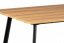 Jídelní stůl OPALO - MDF dekor dub, 150x80x76 cm