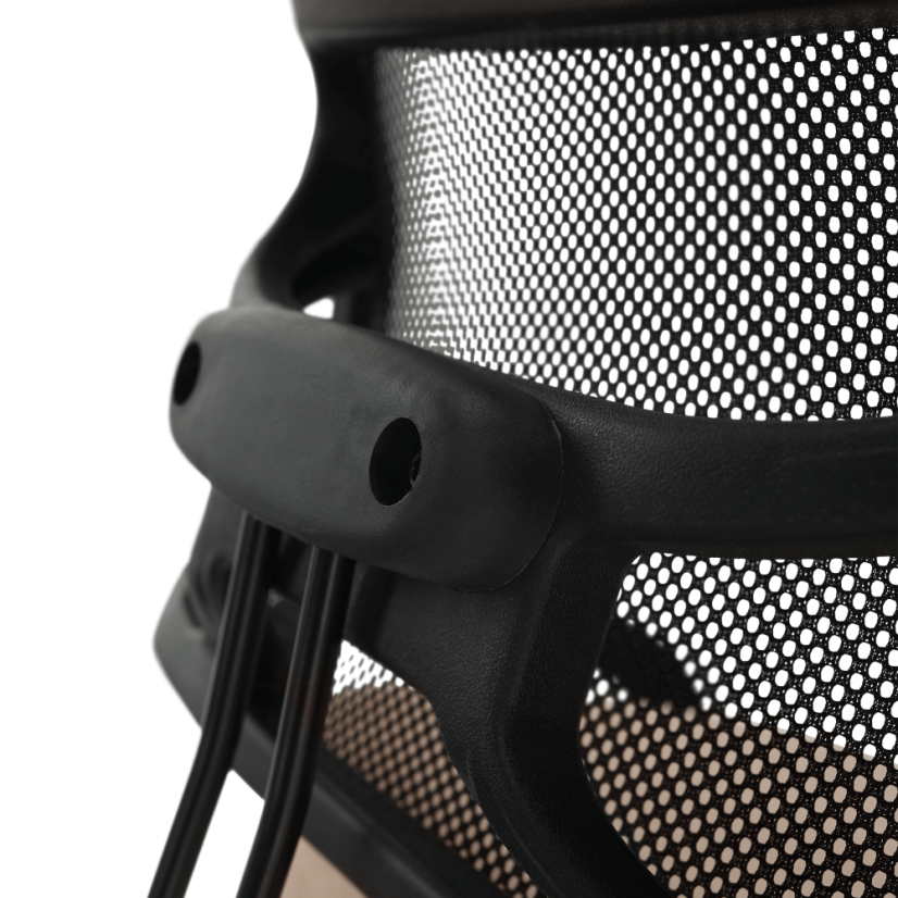 Ergonomická kľakačka RUFUS – Béžová/Čierna látka