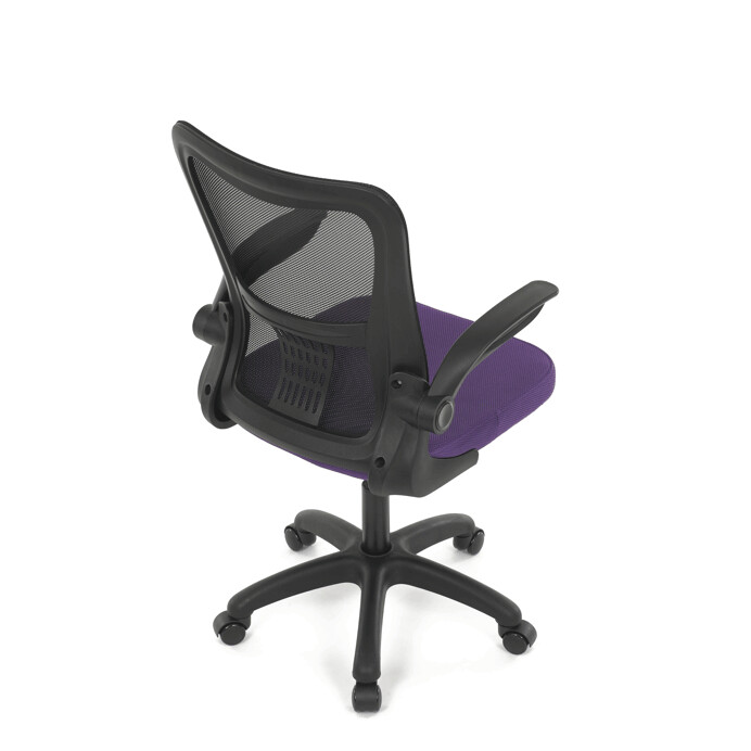 Dětská židle NINA – fialová síťovina, houpací mechanismus Autronic