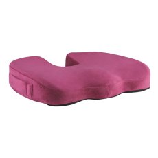Ergonomický podsedák pod zadok - pamäťová pena, vínovo červená