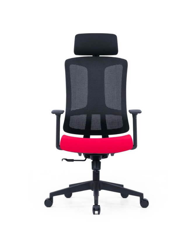 Kancelárska ergonomická stolička OFFICE More SLIDE — viac farieb - Slide - barevné provedení: Červená