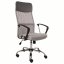 Kancelářská otočná židle MEDEA — látka, síť, šedá