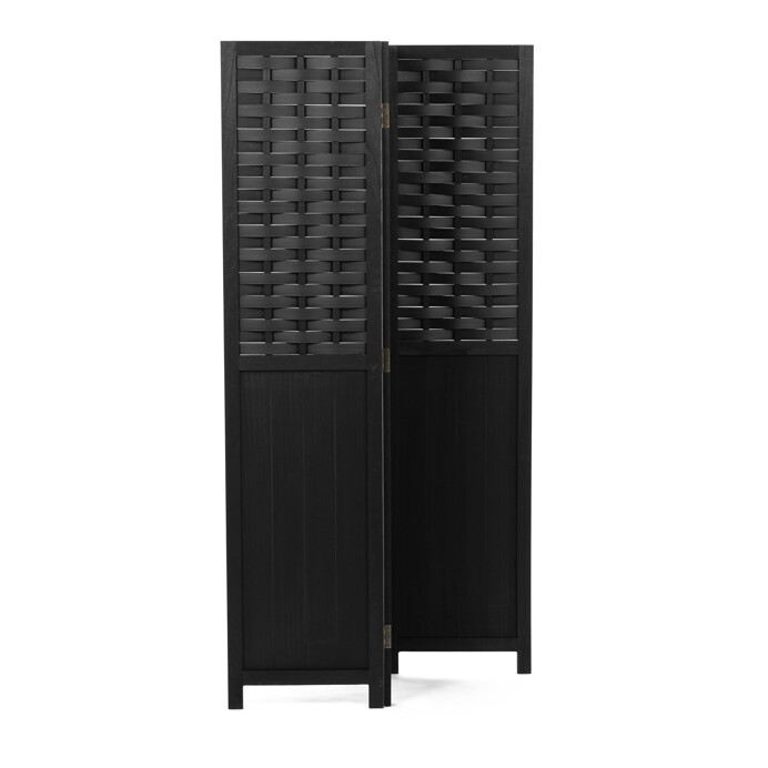 Elegancia v priestore: Čierny drevený paraván LIVARO Autronic