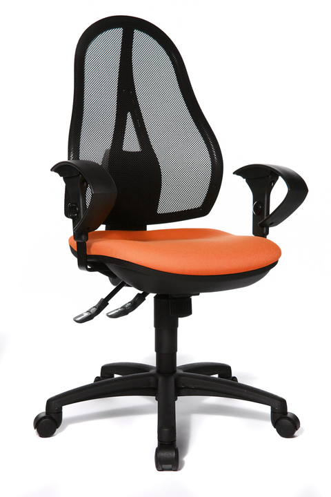 Ergonomická stolička na kolieskach Topstar OPEN POINT SY – viac farieb - Čalúnenie Top Star: G05 - sv. zelená