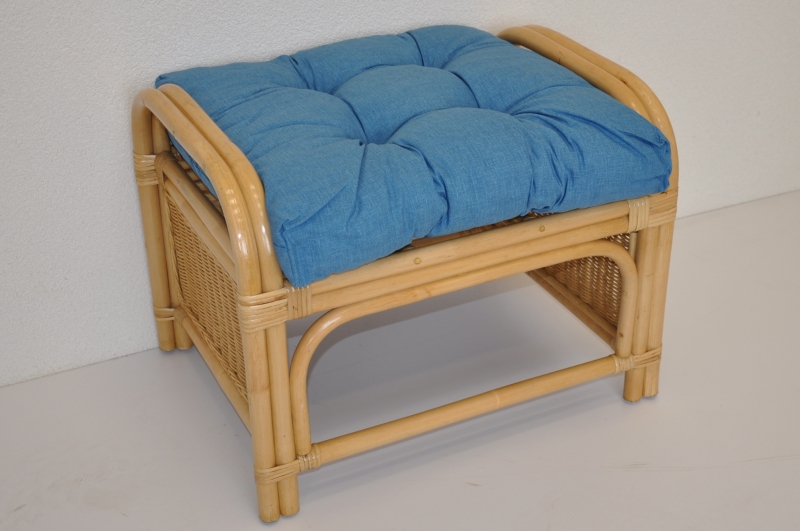 Taburet KARAS — ratan, medová / více barev