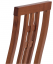 Jedálenská drevená stolička GRIGLIA – masív buk, čerešňa, krémový poťah
