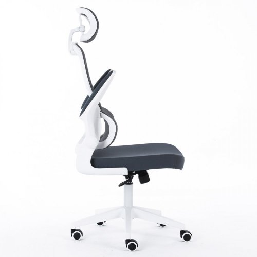 Kancelářská židle ASTRA — bílá / šedá
